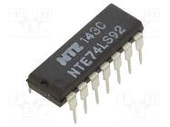 IC: digital; divide by 12,counter; TTL; THT; DIP14 NTE Electronics