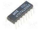 IC: digital; 4 to 1 line,multiplexer,data selector; Ch: 2; DIP16 NTE Electronics