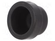 Stopper; 12mm; elastomer; Seal Plug DS; black; -20÷80°C; IP54 HUMMEL