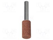 Grindingstone; 12mm; Mounting: rod 6mm; Kind of file: cylindrical WOLFCRAFT