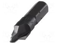 Countersink; 3÷8mm; wood,metal,plastic; tool steel WOLFCRAFT