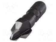 Countersink; 4÷10mm; wood,metal,plastic; tool steel; hexagonal WOLFCRAFT