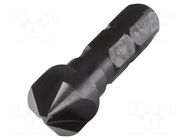Countersink; 10mm; tinware,wood,plastic; high speed steel; 1/4" WOLFCRAFT