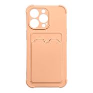Card Armor Case Pouch Cover For iPhone 12 Pro Max Card Wallet Silicone Air Bag Armor Pink, Hurtel