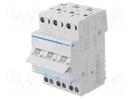 Module: toggle switch; Poles: 3; 230VAC; 40A; IP20; Stabl.pos: 3 HAGER
