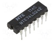 IC: digital; bus transceiver; Ch: 4; TTL; THT; DIP14 NTE Electronics