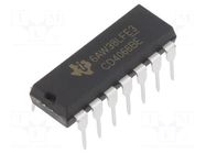 IC: digital; switch; Ch: 4; DIP14; 3÷18VDC; 30uA; CMOS NTE Electronics