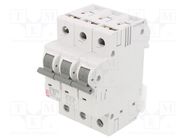 Circuit breaker; 230/400VAC; Inom: 25A; Poles: 3; Charact: D; 6kA ETI POLAM