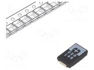 Capacitor: tantalum-polymer; low ESR; 220uF; 6.3VDC; 2400mA; SMD PANASONIC