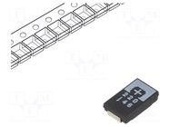 Capacitor: tantalum-polymer; low ESR; 220uF; 6.3VDC; 2400mA; SMD PANASONIC