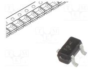 Transistor: PNP; bipolar; 50V; 0.1A; 0.15W; SC75 ONSEMI