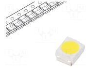LED; fluorescent yellow; SMD; 3528,PLCC2; 2180mcd; 2.7÷3.4VDC OPTOSUPPLY