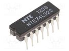 IC: digital; NAND; Ch: 2; IN: 4; TTL; THT; DIP14; OUT: open collector NTE Electronics