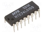IC: digital; 2 to 1 line,decoder,demultiplexer; Ch: 2; DIP16; TTL NTE Electronics