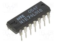 IC: digital; NAND; Ch: 3; IN: 3; TTL; THT; DIP14; OUT: open collector NTE Electronics