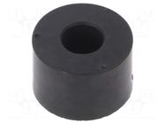 Washer; Base dia: 25mm; stainless steel; H: 16mm; Plating: rubber ELESA+GANTER