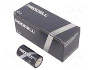 Battery: alkaline; C; 1.5V; non-rechargeable; 10pcs. PROCELL