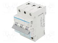 Circuit breaker; 230/400VAC; Inom: 63A; Poles: 3; Charact: C; 6kA HAGER