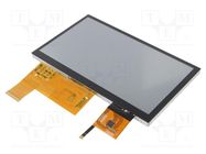 Display: TFT; 7"; 800x480; Illumin: LED; Dim: 164.9x100x6.95mm DISPLAY ELEKTRONIK