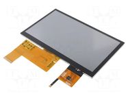 Display: TFT; 7"; 800x480; Illumin: LED; Dim: 164.9x100x4.95mm DISPLAY ELEKTRONIK