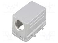 Enclosure: for HDC connectors; C146,heavy|mate; size E10; EMC AMPHENOL