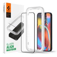 TEMPERED GLASS Spigen ALM GLASS FC IPHONE 13 / 13 PRO / 14 BLACK, Spigen