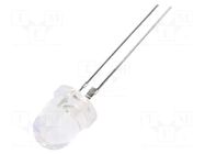 LED; red; 7.8mm; 14400÷18000mcd; 30°; Front: convex; 2.3÷2.6VDC OPTOSUPPLY
