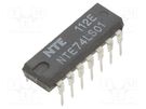 IC: digital; NAND; Ch: 4; IN: 2; TTL; THT; DIP14; OUT: open collector NTE Electronics