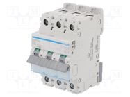 Circuit breaker; 230/400VAC; Inom: 25A; Poles: 3; Charact: D; 10kA 