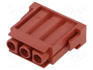 Connector: HDC; module; male; 250V; PIN: 3; w/o contacts AMPHENOL