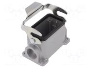 Enclosure: for HDC connectors; C146,heavy|mate; size E10; M25 AMPHENOL