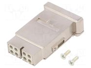 Connector: HDC; module,contact insert; female; C146,MegaBit AMPHENOL