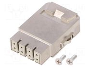 Connector: HDC; contact insert; female; PIN: 8; GigaBit AMPHENOL