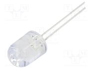 LED; 10mm; red; 10000÷12000mcd; 30°; Front: convex; 1.8÷2.6VDC OPTOSUPPLY