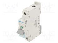 Circuit breaker; 230/400VAC; Inom: 10A; Poles: 1; Charact: D; 10kA HAGER