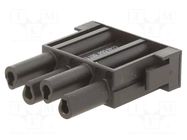 Connector: HDC; module; female; 1kV; PIN: 4; w/o contacts AMPHENOL