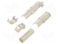 Connector: HDC; module,contact insert; female; PIN: 4; 400V AMPHENOL