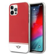 Mini MIHCP12MPCUBIRE iPhone 12/12 Pro 6,1" czerwony/red hard case Stripe Collection, Mini Morris