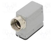 Enclosure: for HDC connectors; C146,heavy|mate; size A10; angled AMPHENOL
