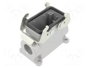 Enclosure: for HDC connectors; C146,heavy|mate; size E10; high AMPHENOL