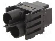 Connector: HDC; module; female; 1kV; PIN: 2; w/o contacts AMPHENOL