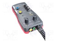Meter: test adapter; IP54; black-red; 250/430V; 10A; 110x45x220mm BEHA-AMPROBE