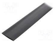 Heat shrink sleeve; glueless; 2: 1; 38.1mm; L: 1m; black TASKER