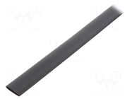 Heat shrink sleeve; glueless; 2: 1; 25.4mm; black; polyolefine TASKER