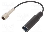 Cable; DIN socket,SMA M10 male; 0.15m; Car brand: Mercedes 