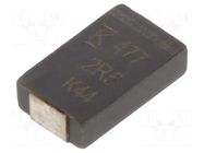 Capacitor: polymer; low ESR; 470uF; 2.5VDC; V; 2917; SMD; ESR: 3mΩ KEMET