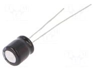 Capacitor: electrolytic; THT; 22uF; 50VDC; Ø6.3x7mm; Pitch: 2.5mm PANASONIC