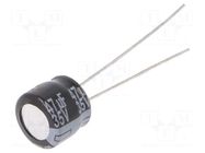 Capacitor: electrolytic; THT; 47uF; 35VDC; Ø8x7mm; Pitch: 2.5mm PANASONIC