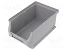 Container: cuvette; plastic; grey; 102x160x75mm; ProfiPlus Box 2 ALLIT AG