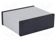 Enclosure: with panel; 1455; X: 160mm; Y: 191mm; Z: 66mm; aluminium 